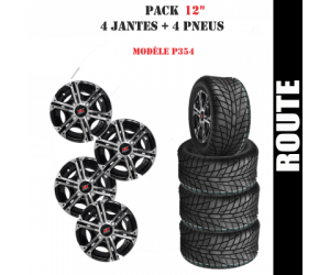 Pack 4 pneus U-ride quad wanda P 357 Taille 20 - 11 - 9