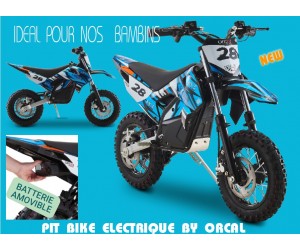 Mini Moto Electrique ORCAL MX-E pour enfant 5-8 ans - Roxad Motors