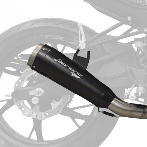 Ligne Complète Racing Mivv X-M1 Acier Noir Pour Benelli Leoncino 125 (2022) – Sans Catalyseur, DB-Killer Amovible