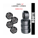 Logo Entretien - Quad - Pneus - Pack 4 Pneus + 4 Jantes